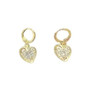 Silver Heart Earrings